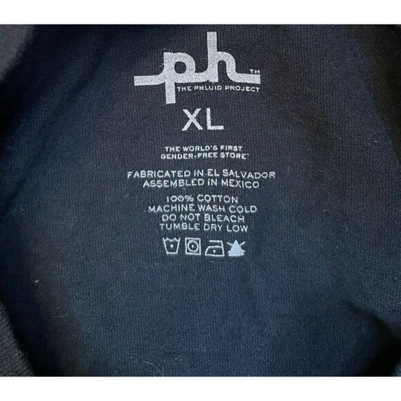 The Phluid Project Pride Graphic T-shirt Men XL Black Short Sleeve - Picture 4 of 5